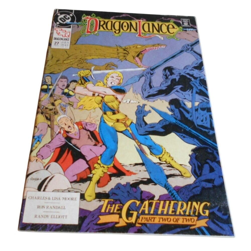 DC Comics Dragonlance #27 The Gathering Part 2 of 2 Feb 1991 Vintage Comic Book